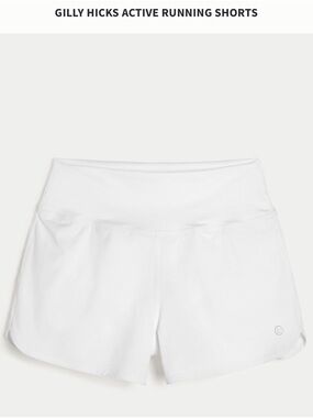 Gilly Hicks White Athletic Running Shorts